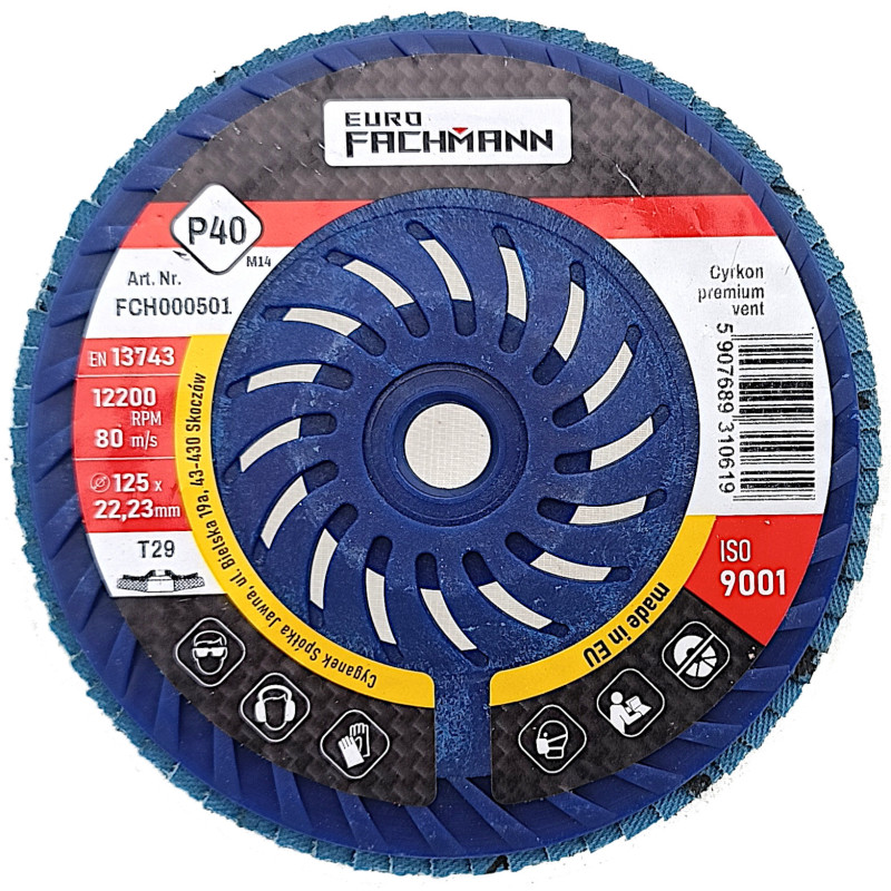 EuroFachmann CYRKON PREMIUM VENT flap discs