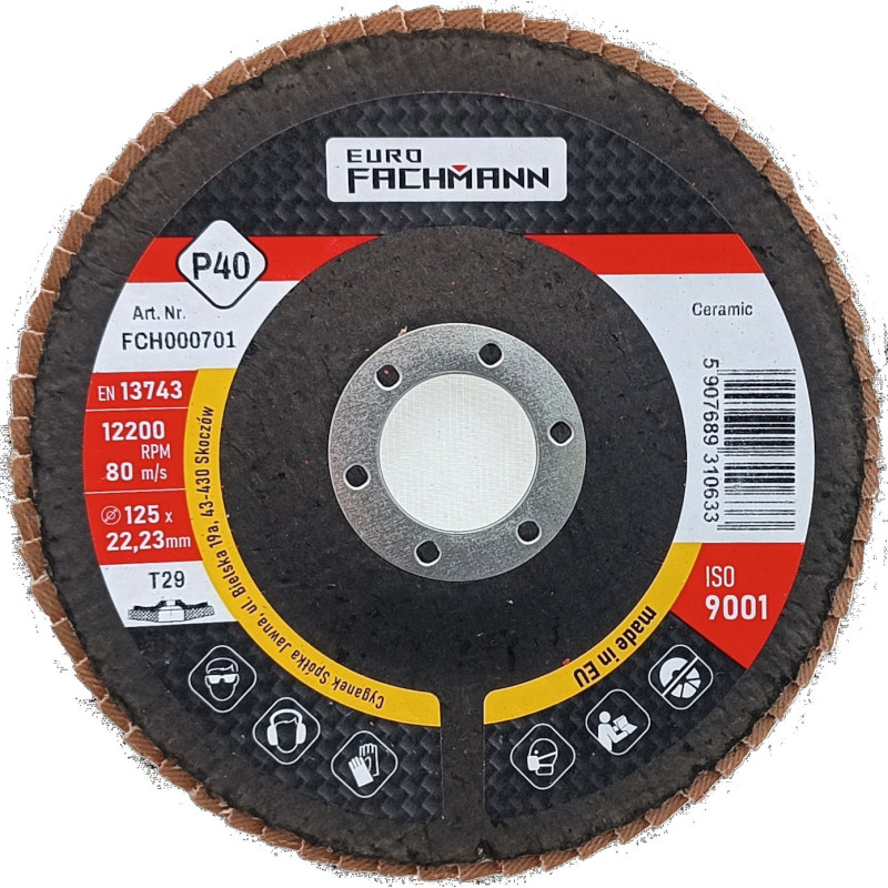 EuroFachmann CERAMIC flap discs