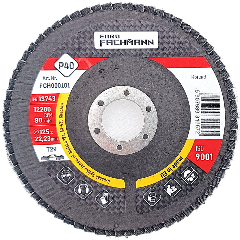 EuroFachmann KORUND flap discs
