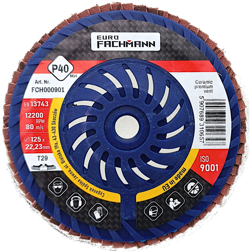 EuroFachmann CERAMIC PREMIUM VENT flap discs